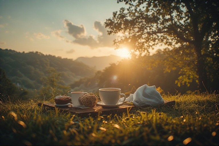 Menikmati Awal Hari Libur dengan Suasana yang Damai